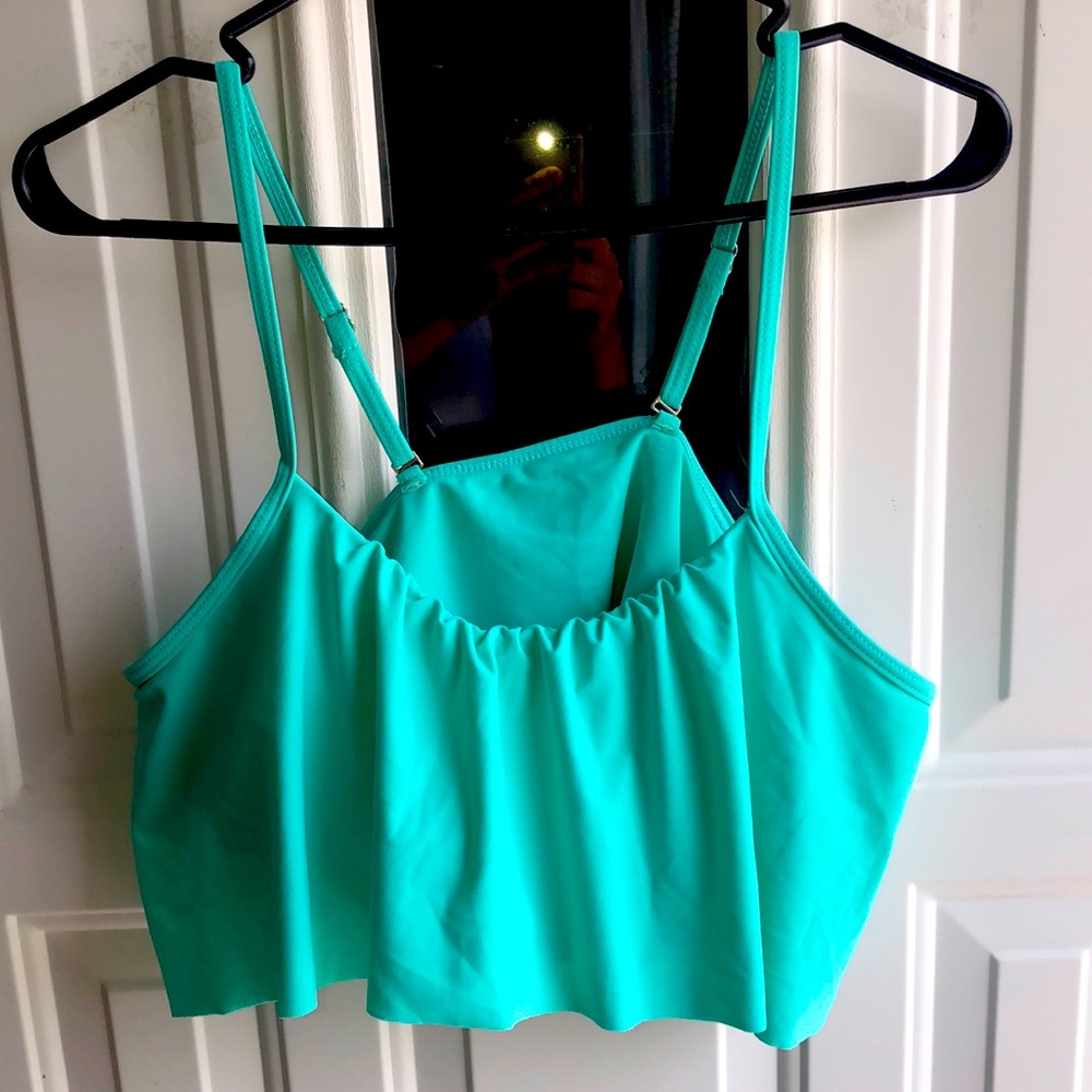 Women’s XL teal swim top NWOT